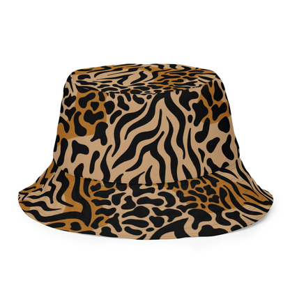 Animal Print Reversible Bucket Hat