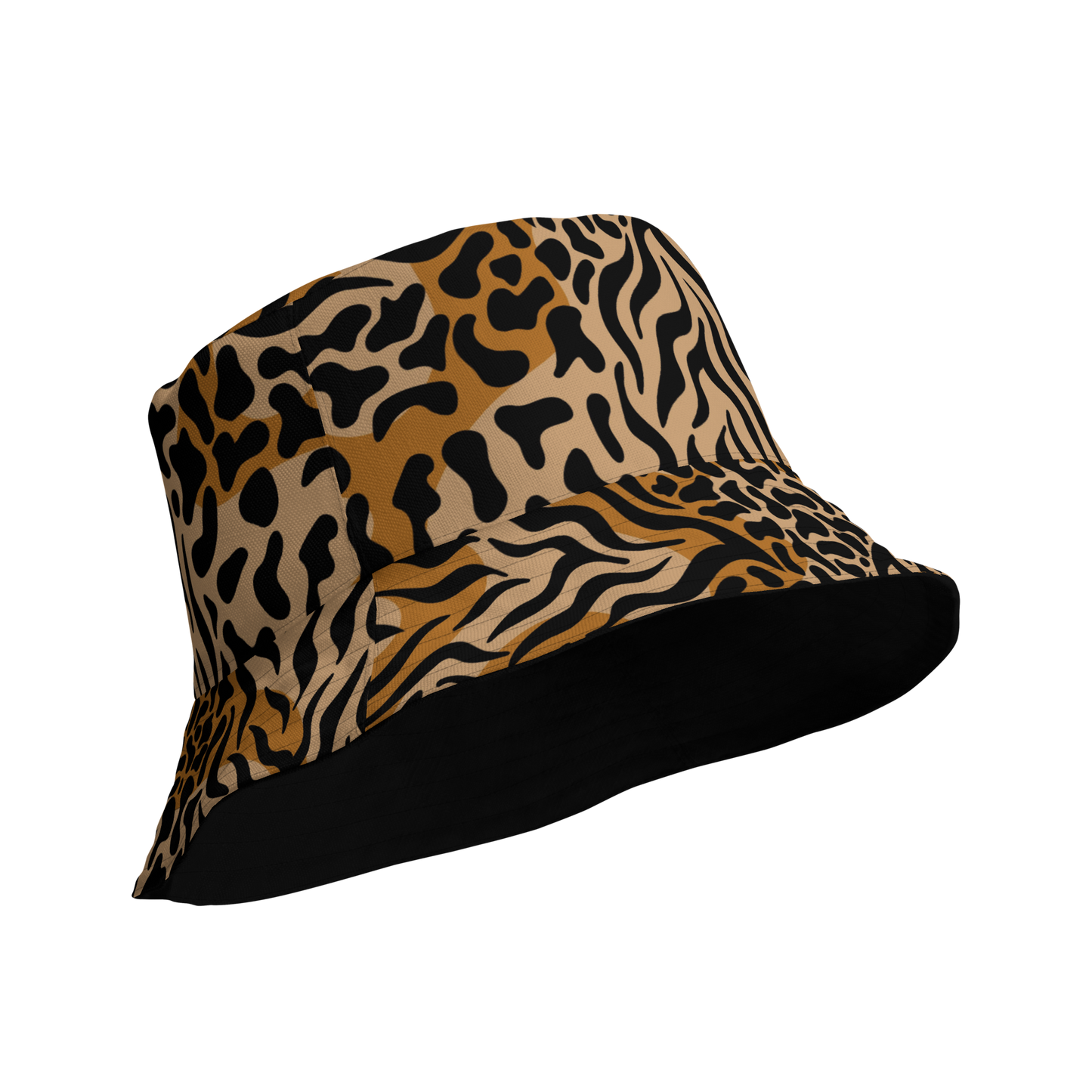 Animal Print Reversible Bucket Hat