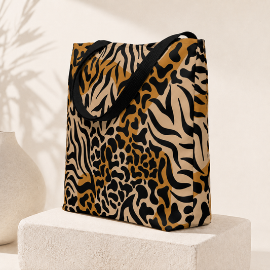 Wild Instinct Tote Bag w/ pocket