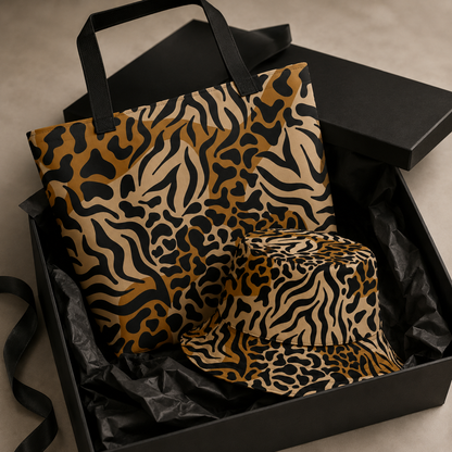 Animal Print Large Tote Bag