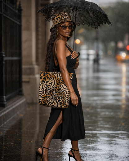 Animal Print Large Tote Bag
