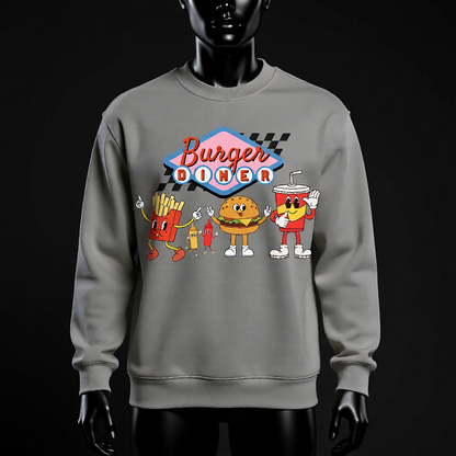Relax Fit Crew Neck Sweatshirt