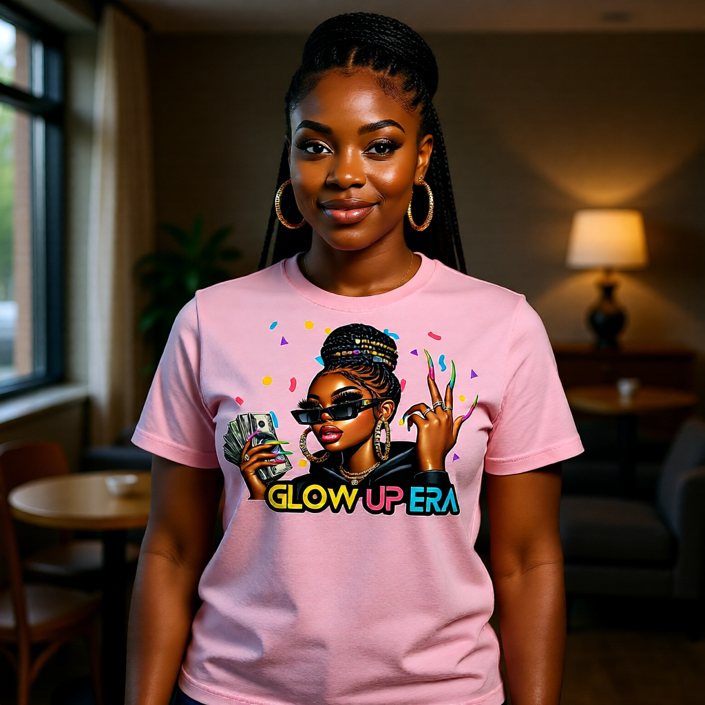 'Glow Up Era' Women's Staple T-shirt