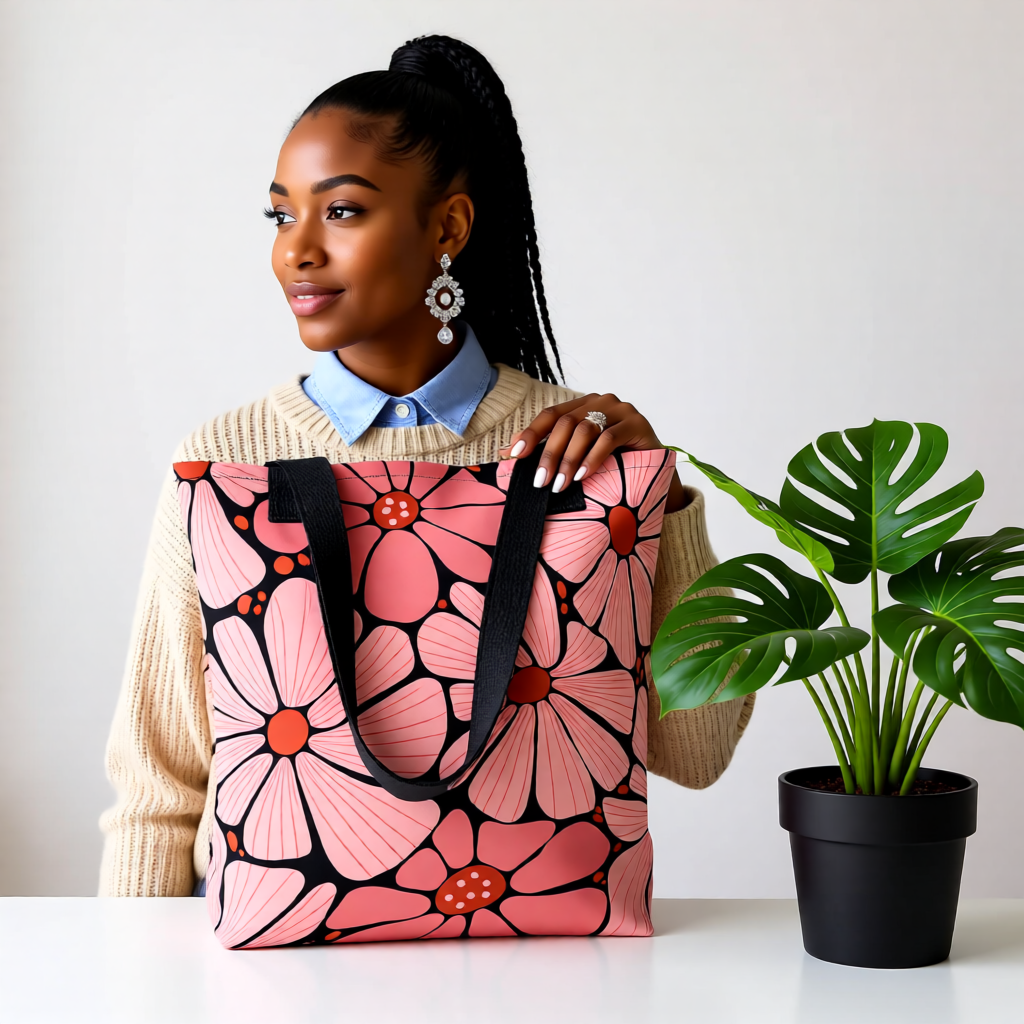 Floral Fantasy Tote Bag