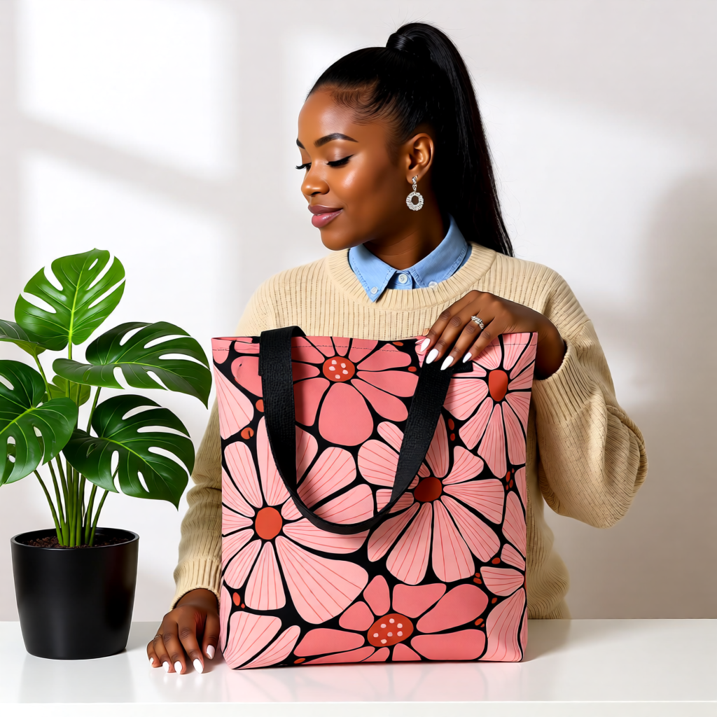Floral Fantasy Tote Bag