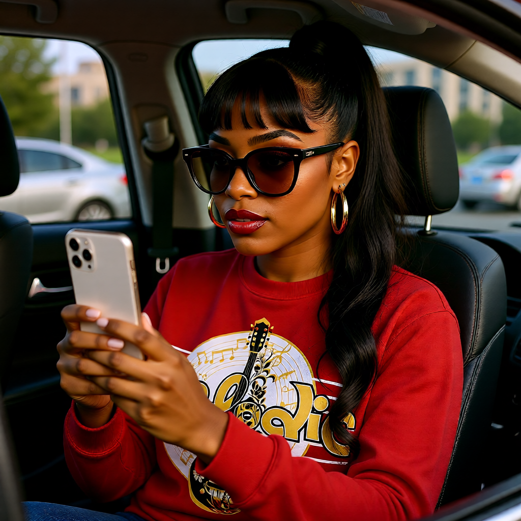 'Melodic Vibes' Women's Sweatshirt