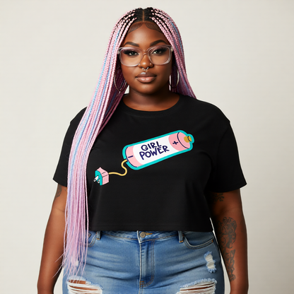 Girl Power Women's Crop T-shirt