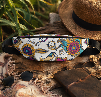 Abstract Fanny Pack Travel Waist Bag