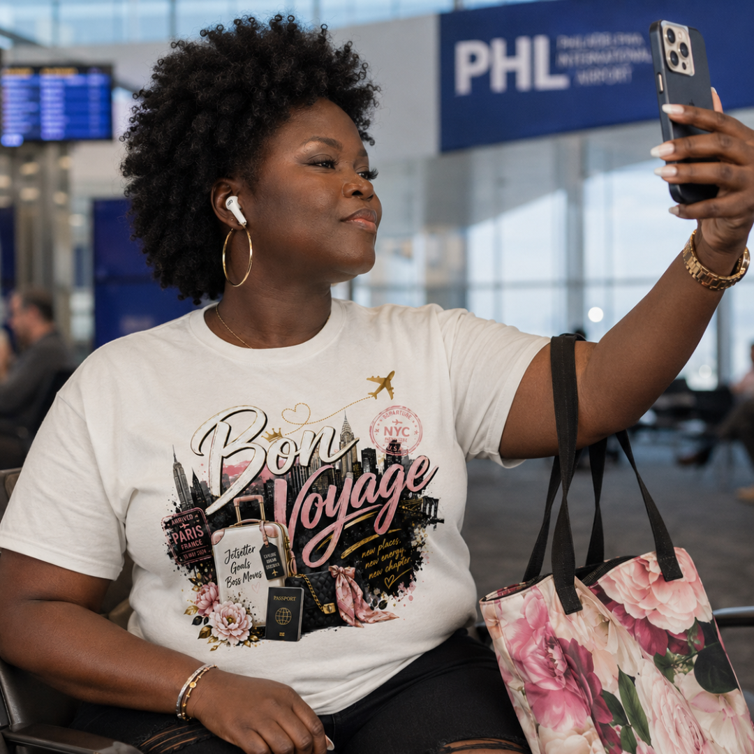 'Bon Voyage' Women's Graphic T-shirt
