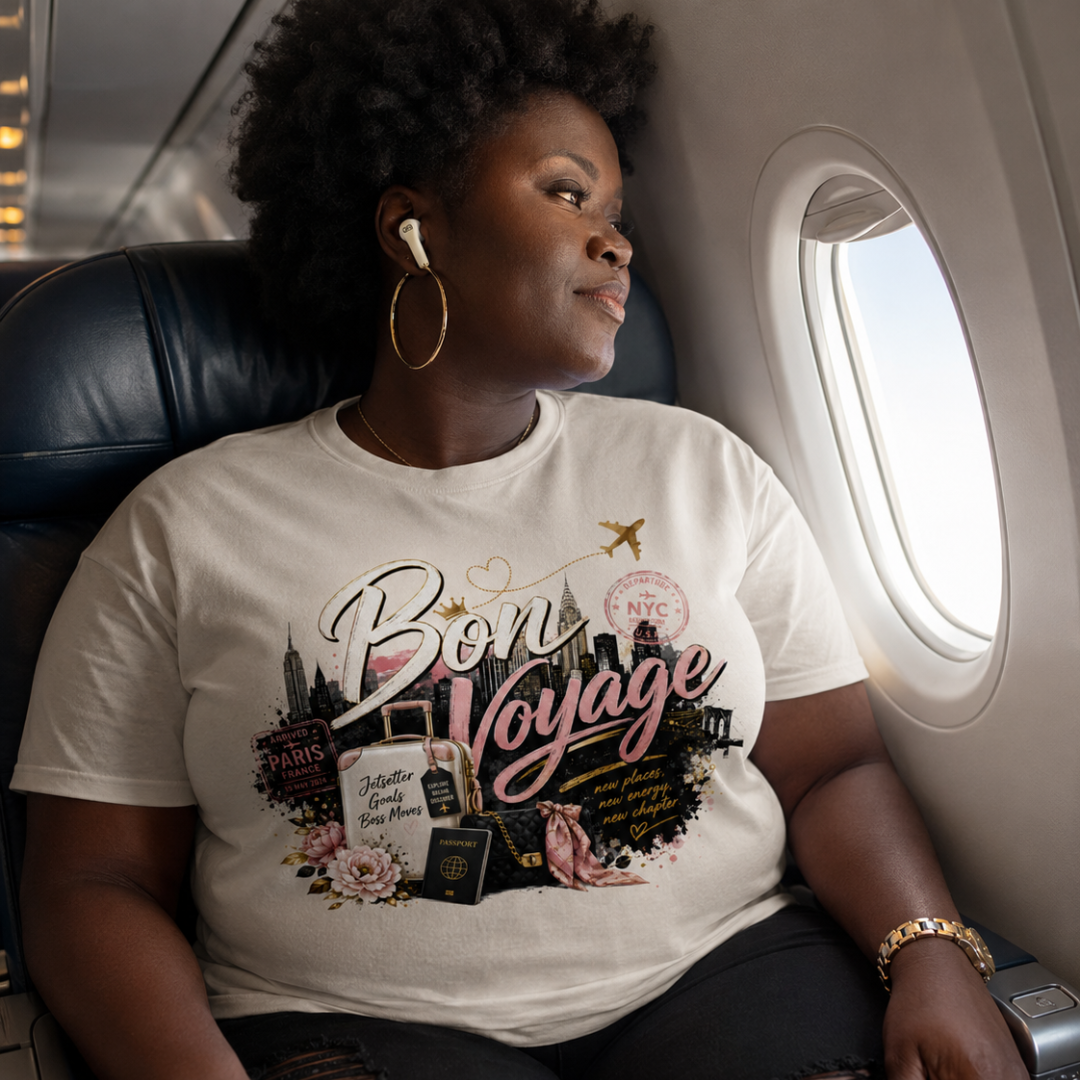 'Bon Voyage' Women's Graphic T-shirt