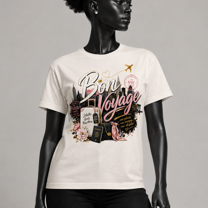 'Bon Voyage' Women's Graphic T-shirt