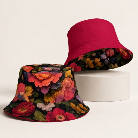 Carmine Reversible Bucket Hat