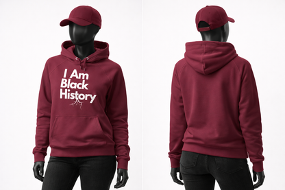 "I Am Black History" Eco Raglan Hoodie