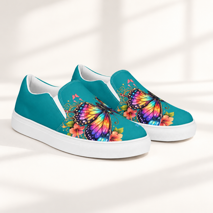 Eastern Blue Women's Canvas Slip-ons
