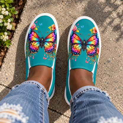 Eastern Blue Women's Canvas Slip-ons