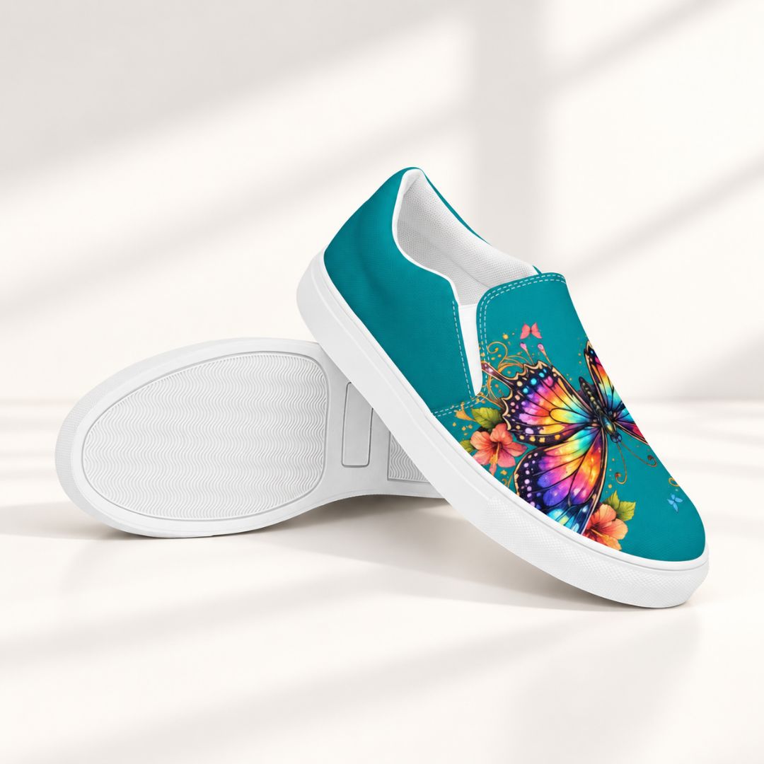 Eastern Blue Women's Canvas Slip-ons