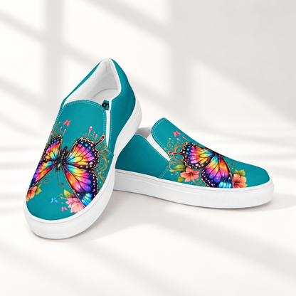 Eastern Blue Women's Canvas Slip-ons