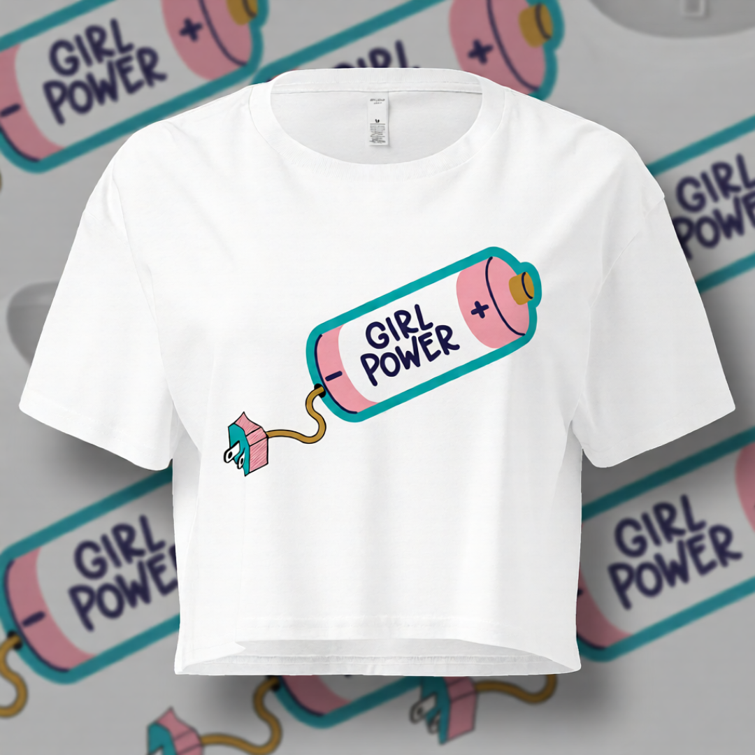 Girl Power Women's Crop T-shirt