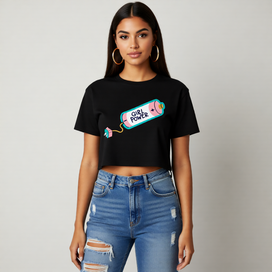 Girl Power Women's Crop T-shirt