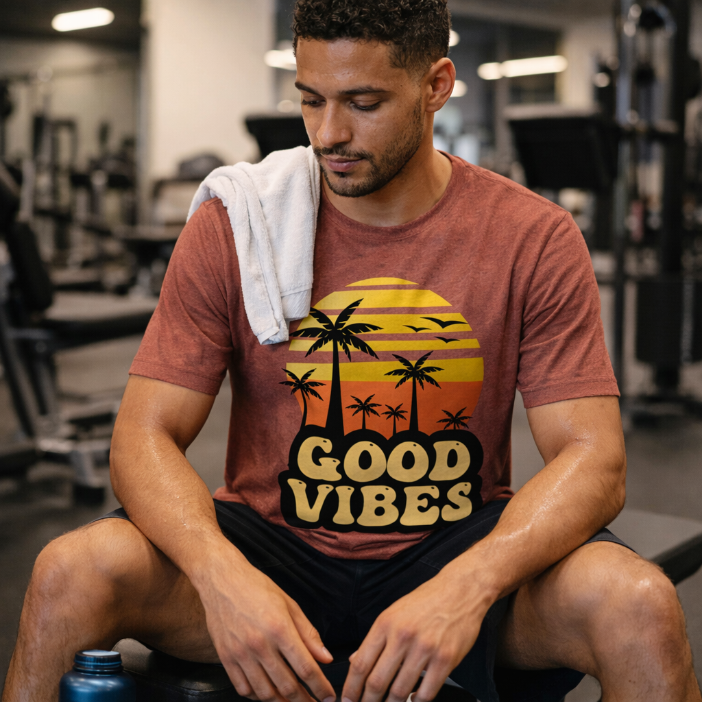 'Good Vibes' Men's Comfort T-shirt