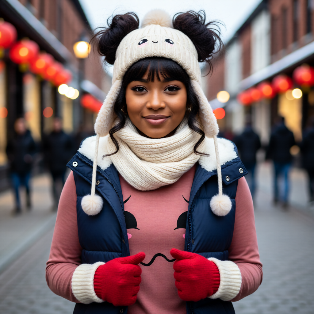 Kawaii Emoji Long Sleeve Women's T-shirt