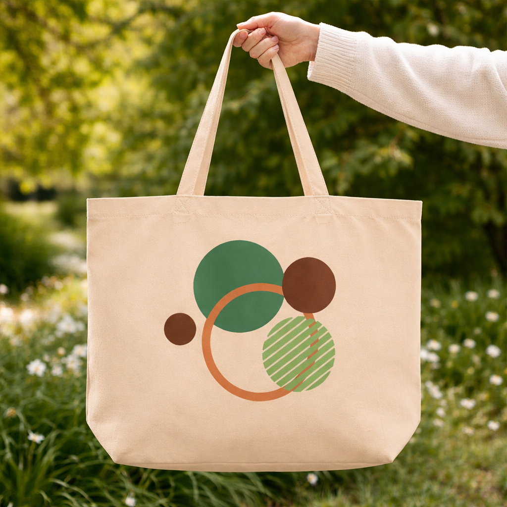 Organic Cotton Minimalist Tote Bag