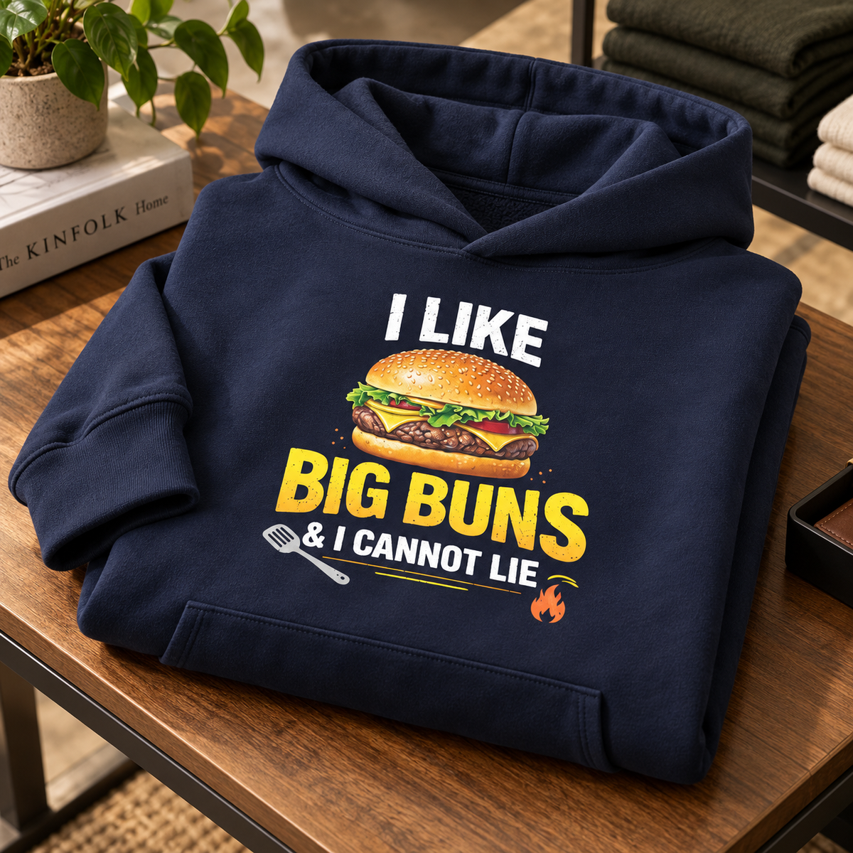 Novelty Oversized Heavyweight Men's Hoodie