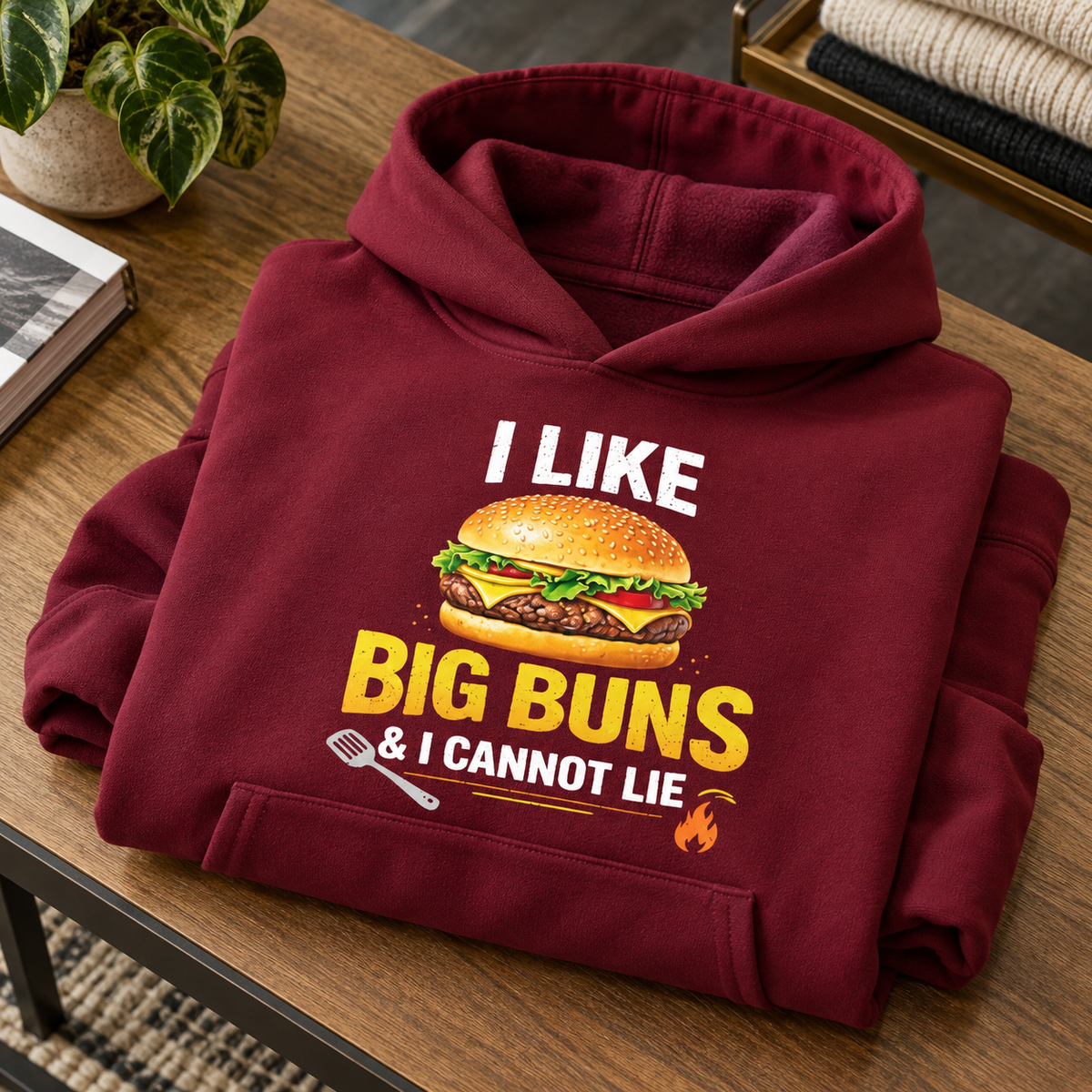 Novelty Oversized Heavyweight Men's Hoodie