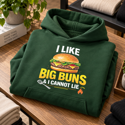 Novelty Oversized Heavyweight Men's Hoodie