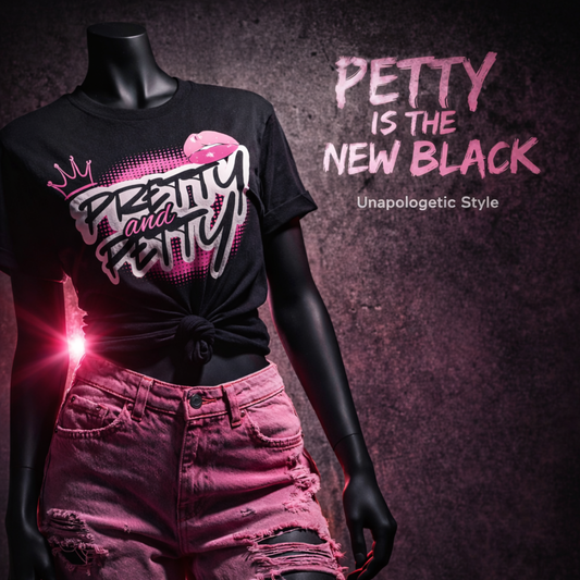Pretty and Petty Women's Graphic T-shirt