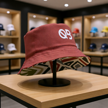 Roof Terracotta Reversible Moisture Wicking Bucket Hat