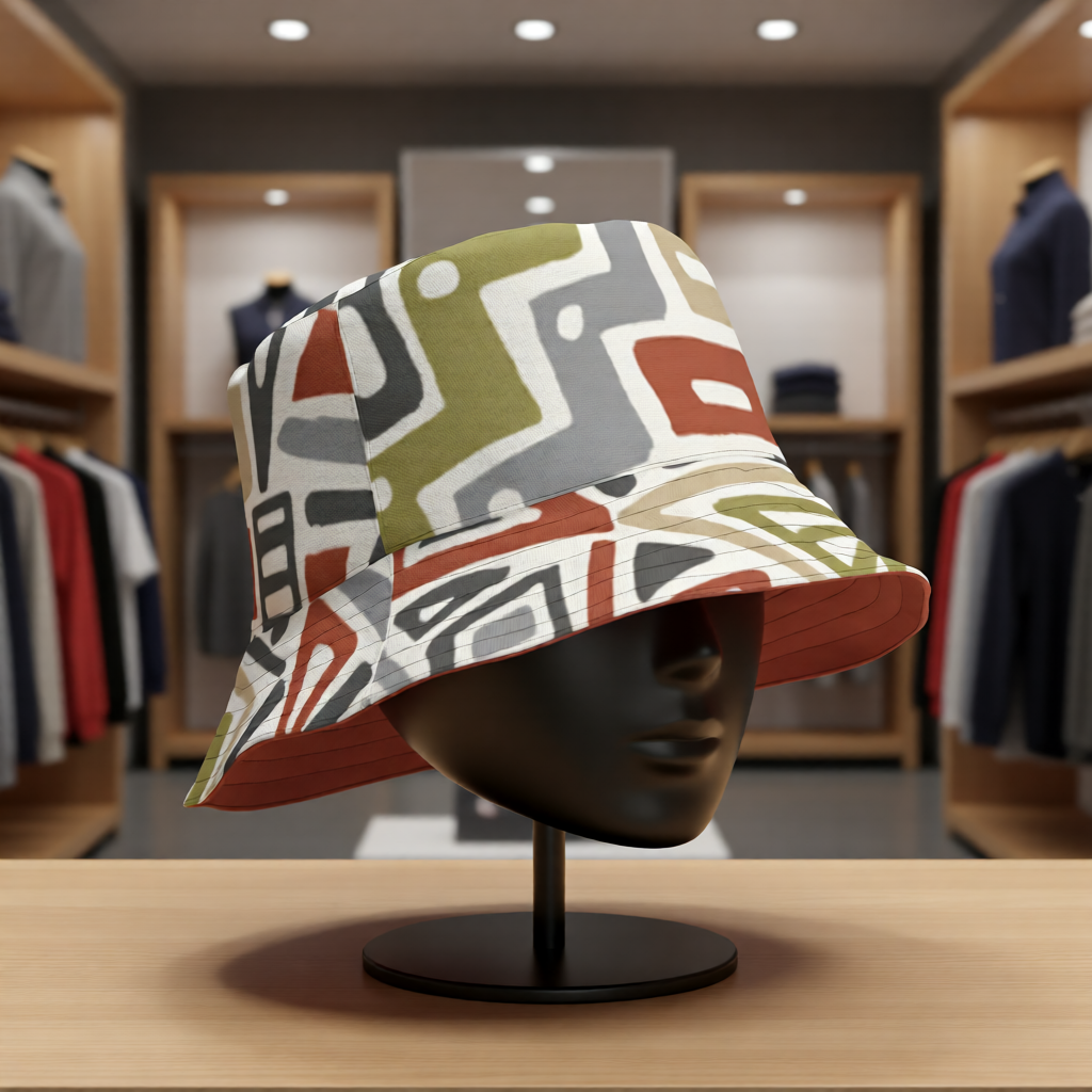 Roof Terracotta Reversible Moisture Wicking Bucket Hat