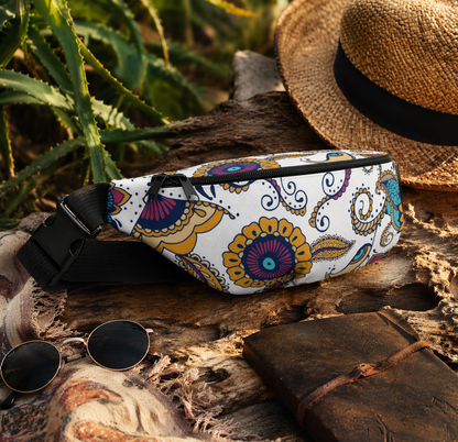 Abstract Fanny Pack Travel Waist Bag