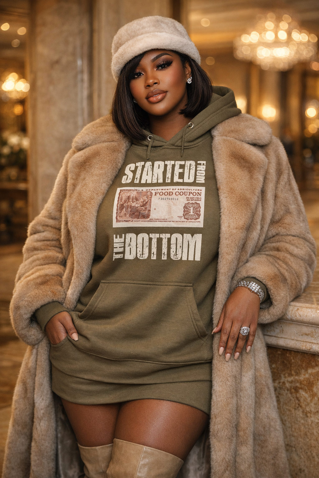 'Started From the Bottom' Unisex Hoodie