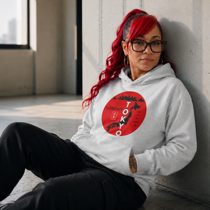 'Tokyo' Oversized Heavyweight Unisex Hoodie