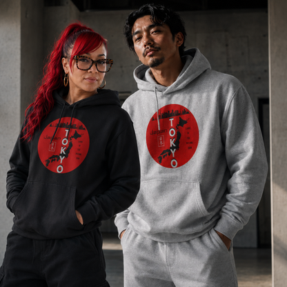 'Tokyo' Oversized Heavyweight Unisex Hoodie