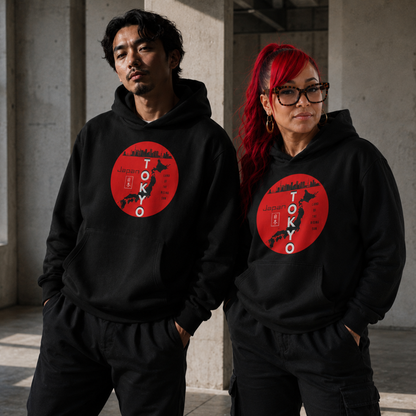 'Tokyo' Oversized Heavyweight Unisex Hoodie