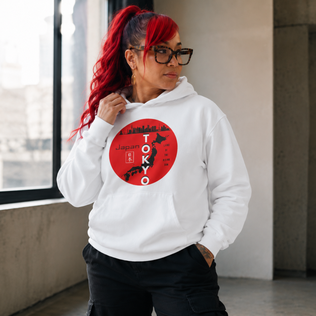 'Tokyo' Oversized Heavyweight Unisex Hoodie