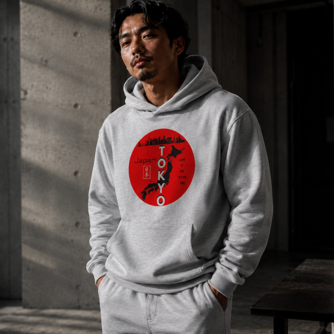 'Tokyo' Oversized Heavyweight Unisex Hoodie