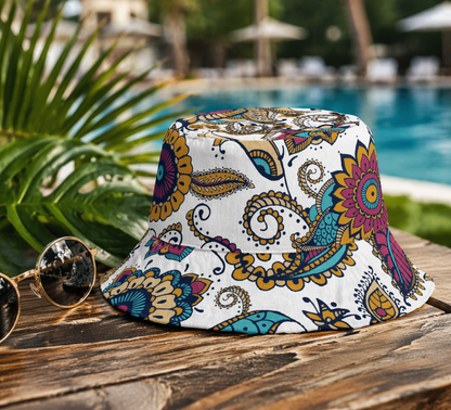Tyrian Purple Reversible Bucket Hat