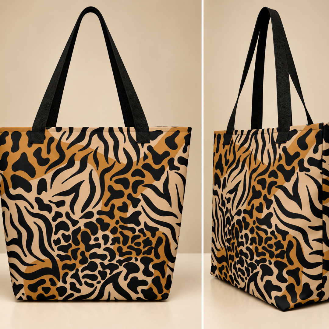 Wild Instinct Tote Bag w/ pocket