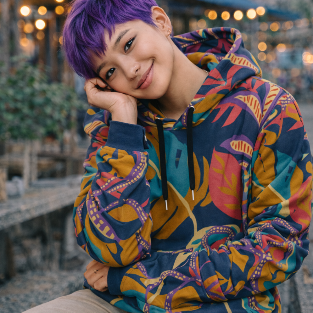 Women's Pullover Drawstring Hoodie