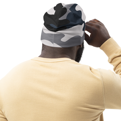 Double Layered Camo Beanie