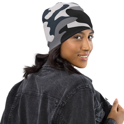 Double Layered Camo Beanie