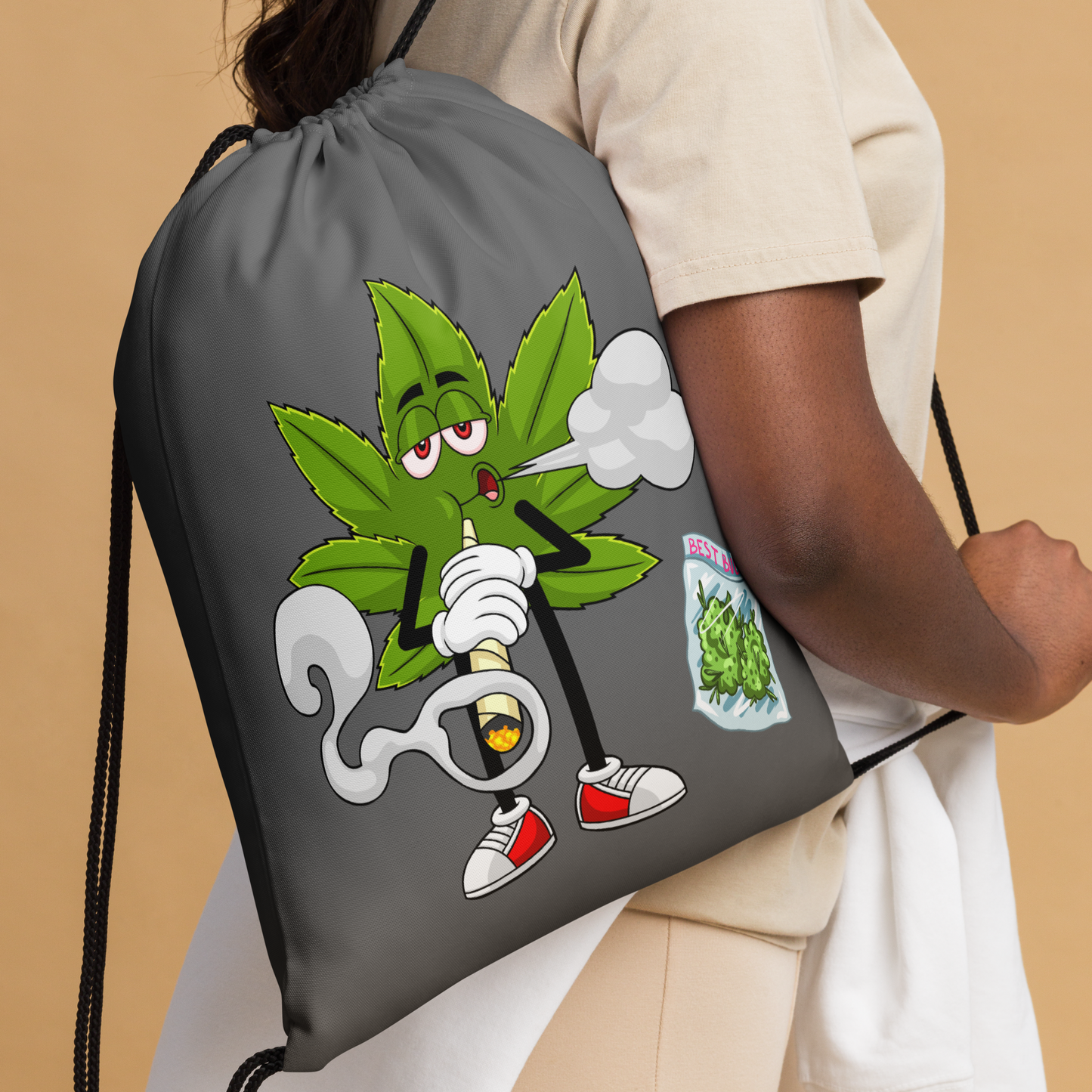 Best Buds Drawstring Bag