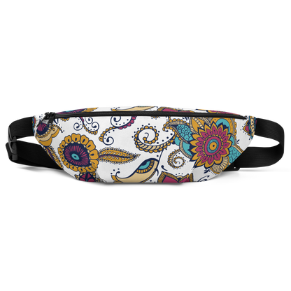 Bundle #4 Tyrian Purple Reversible Bucket Hat + Abstract Fanny Pack Travel Waist Bag