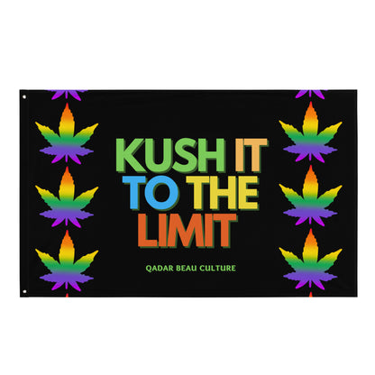 Kush It To The Limit 420 Flag