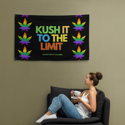 Kush It To The Limit 420 Flag