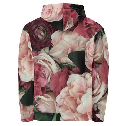 Brushed Fleece Rose Hoodie