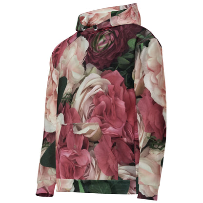 Brushed Fleece Rose Hoodie